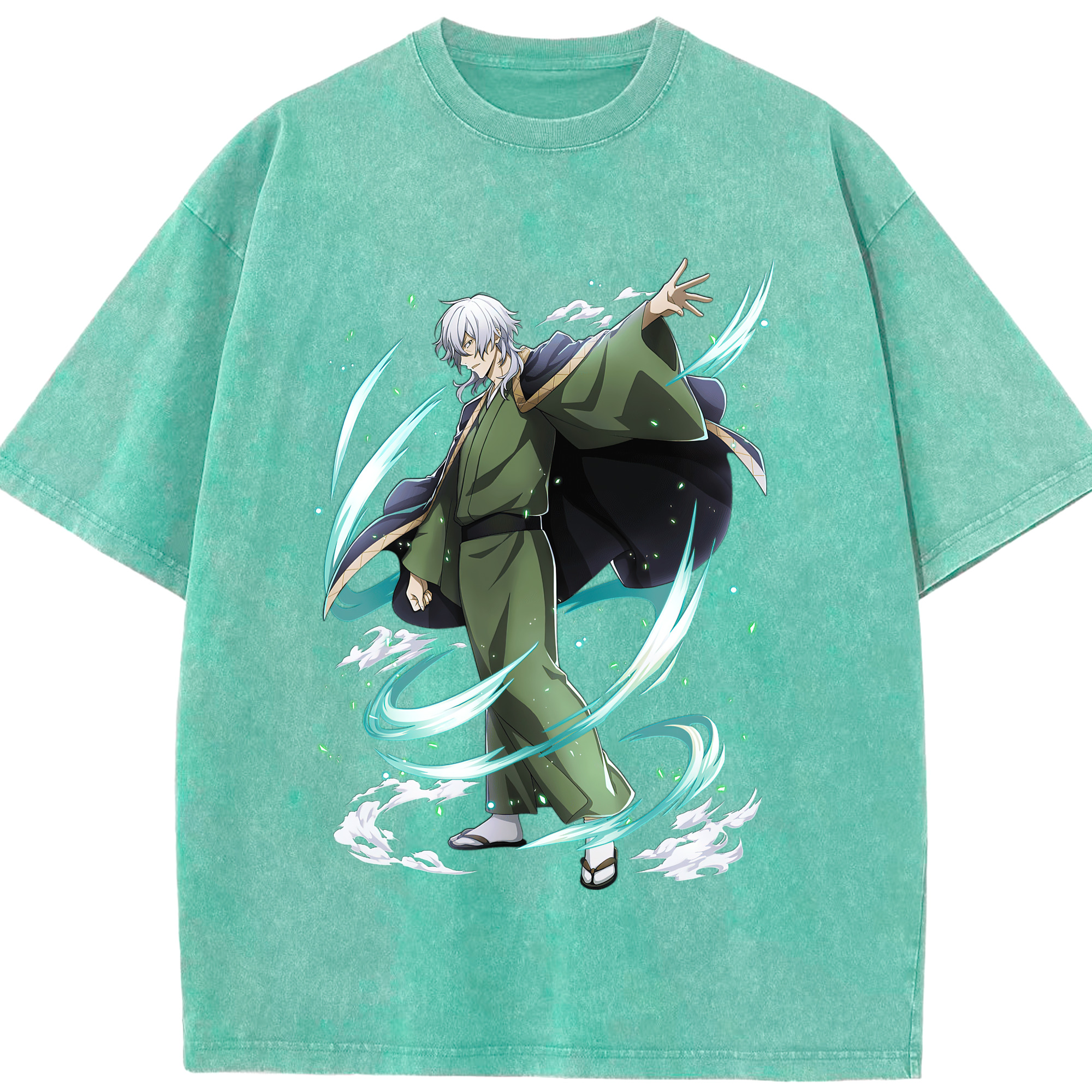（画像用） 文豪ストレイドッグス Bungo Stray Dogs 綿100% ヴィンテージ風 半袖Tシャツ（フロントプリント）